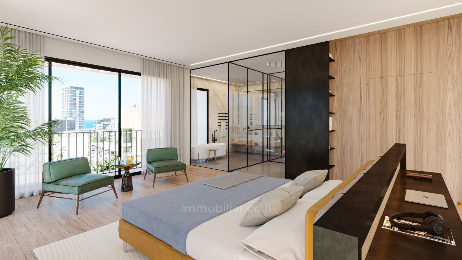 Cobertura 5 cômodos Tel Aviv Neve Tsedek 511-IBL-1634