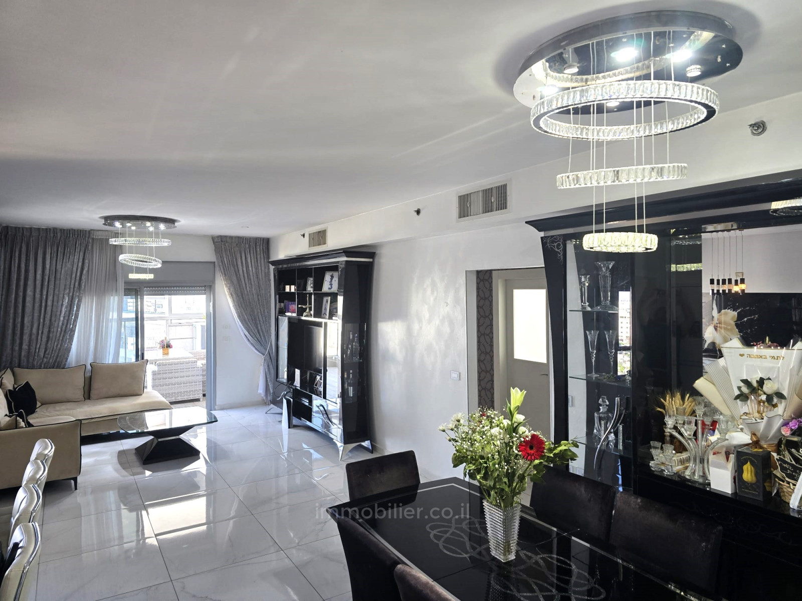 Apartamento 4 cômodos Ashdod Mar 511-IBL-1793