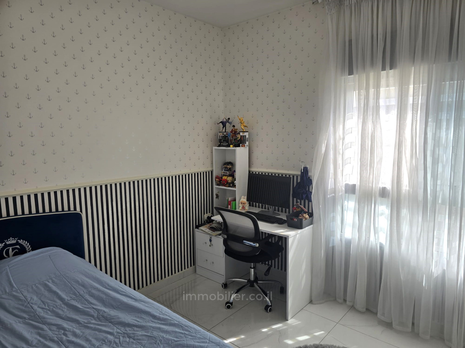 Apartamento 4 cômodos Ashdod Mar 511-IBL-1793