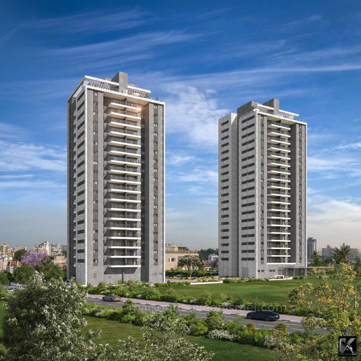 Apartamento 5 cômodos Netanya Parc Hayam 513-IBL-147