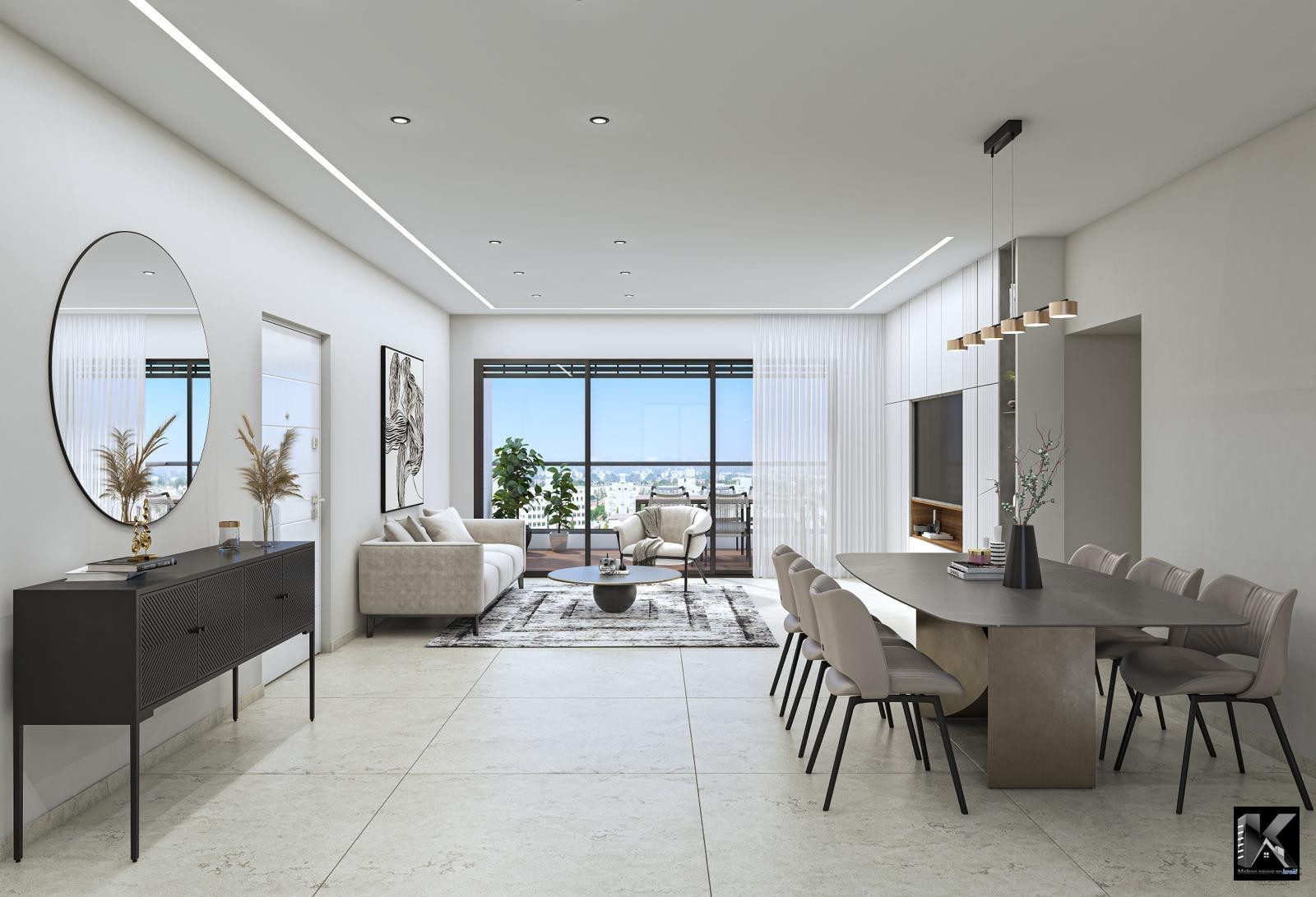 Apartamento 4 cômodos Netanya Canyon 513-IBL-170
