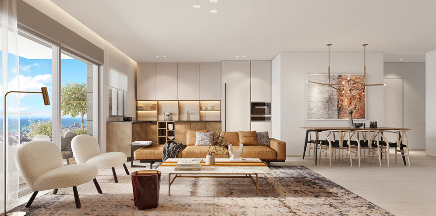 Apartamento 5 cômodos Netanya Centro da cidade 513-IBL-190