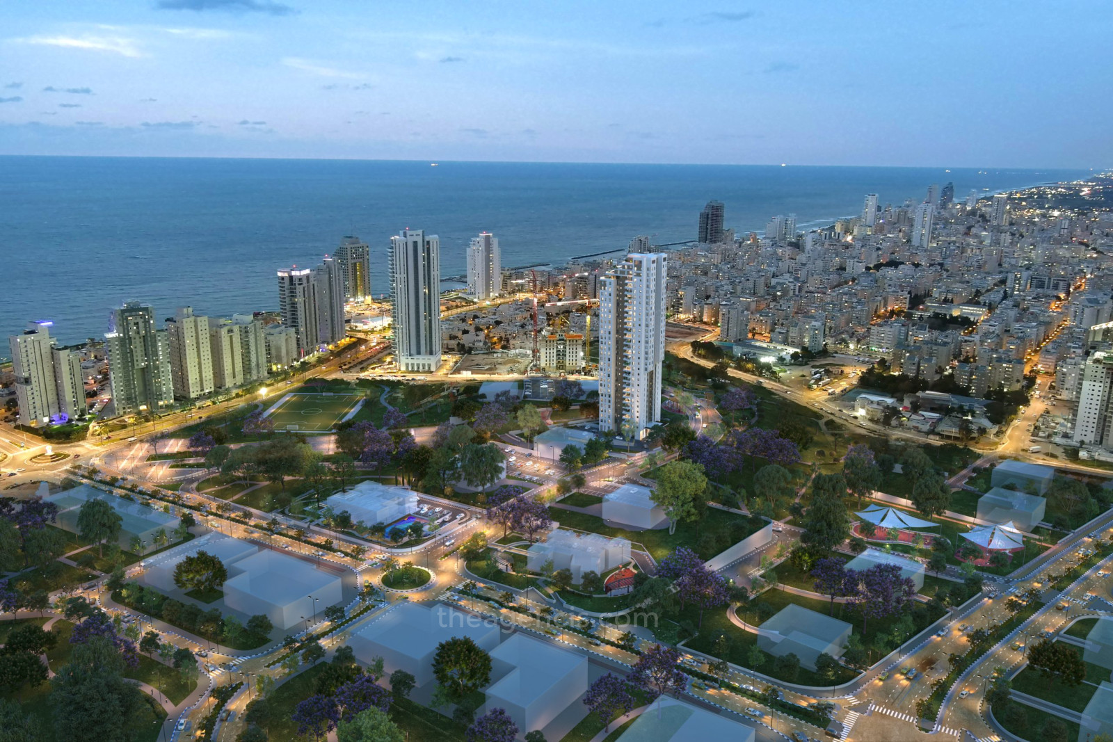 Apartamento 5 cômodos Netanya Parc Hayam 513-IBL-210