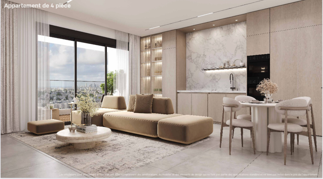 Apartamento 4 cômodos Bat yam Bat yam 513-IBL-264