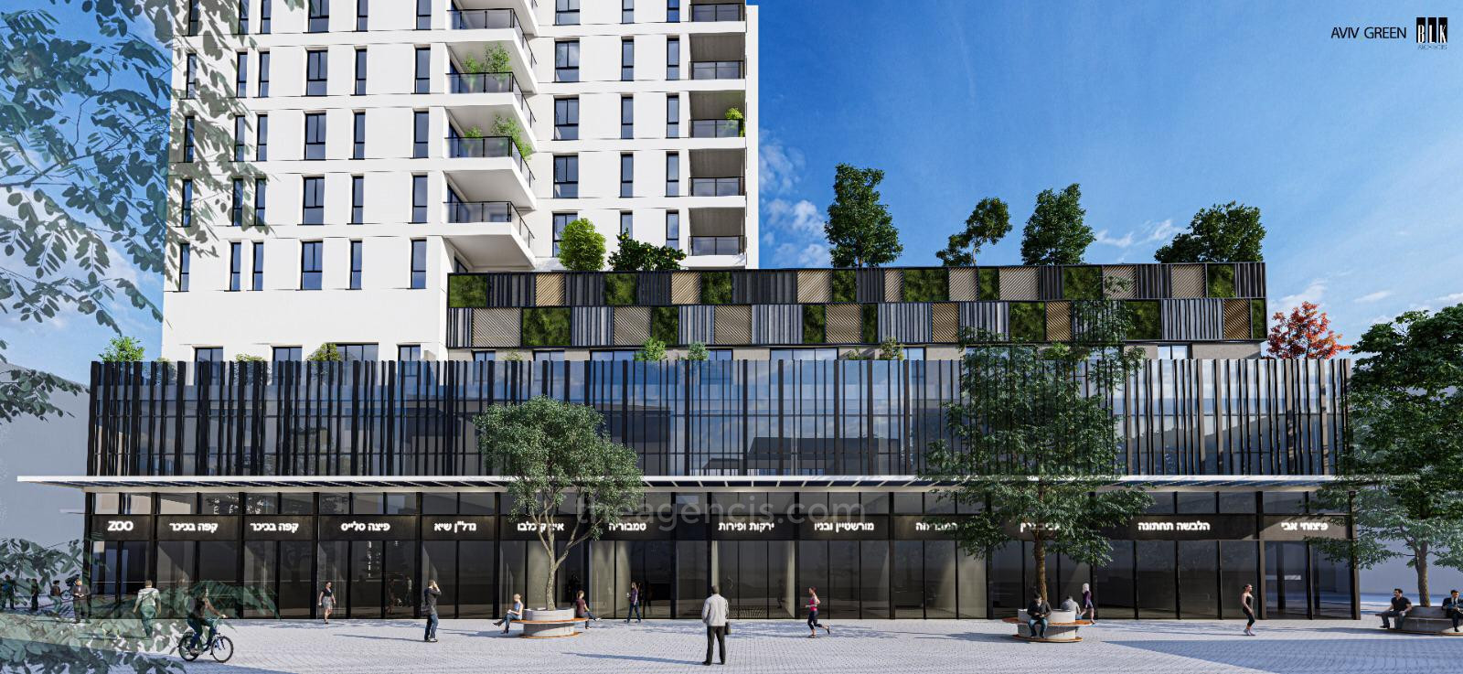 Apartamento 4 cômodos Netanya Kikar 513-IBL-44