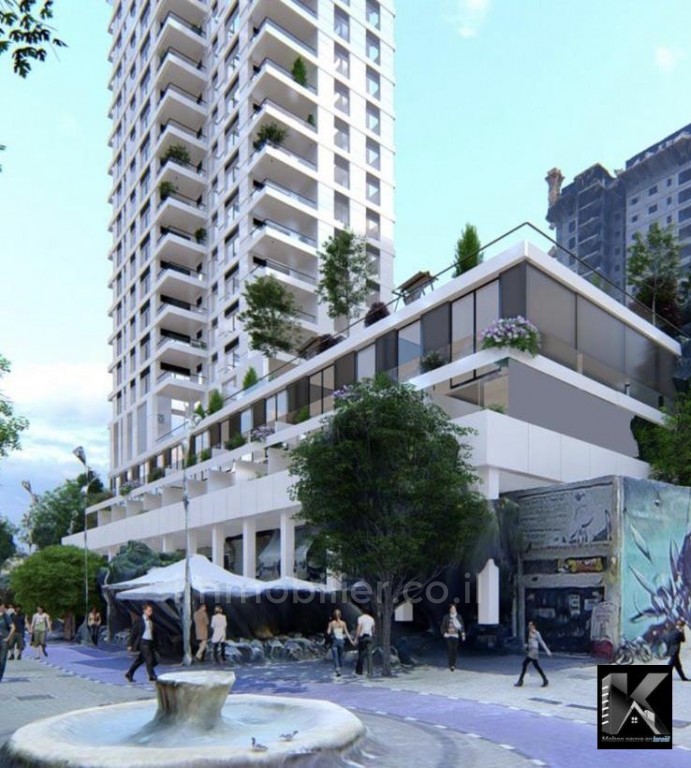 Apartamento 4 cômodos Netanya Kikar 513-IBL-44
