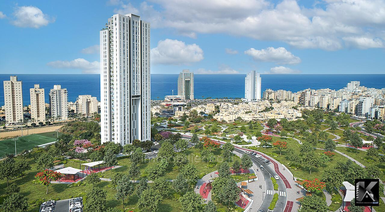 Apartamento 5 cômodos Netanya Parc Hayam 513-IBL-88
