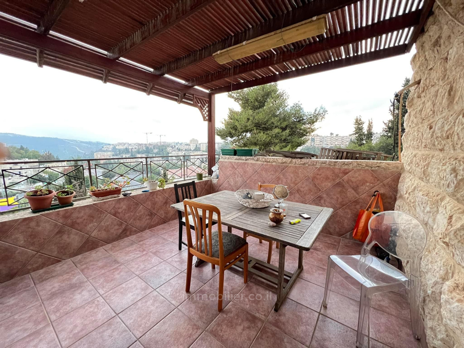 Apartamento 4 cômodos Jerusalém Ramat Sharet 524-IBL-38