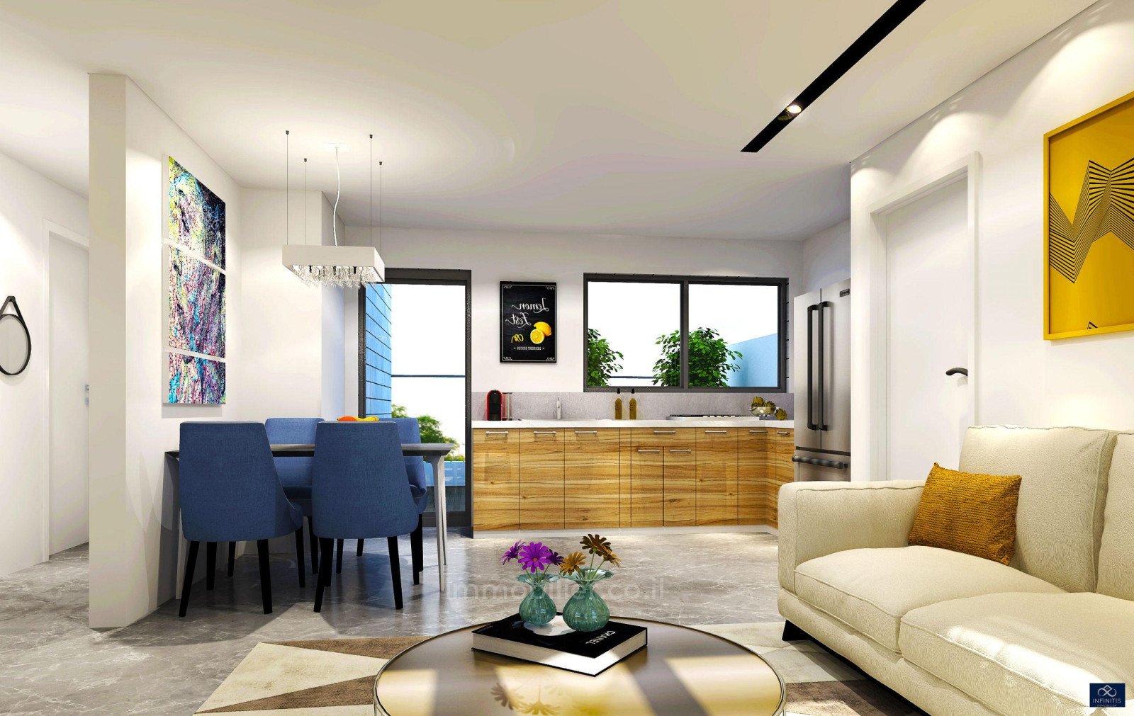 Cobertura 3 cômodos Raanana Raanana 527-IBL-106