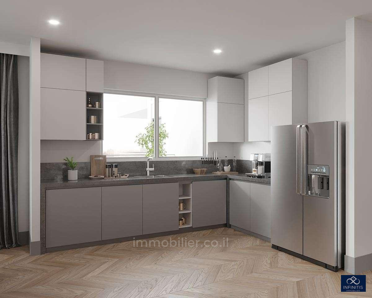 Apartamento 4 cômodos Netanya Kikar 527-IBL-118