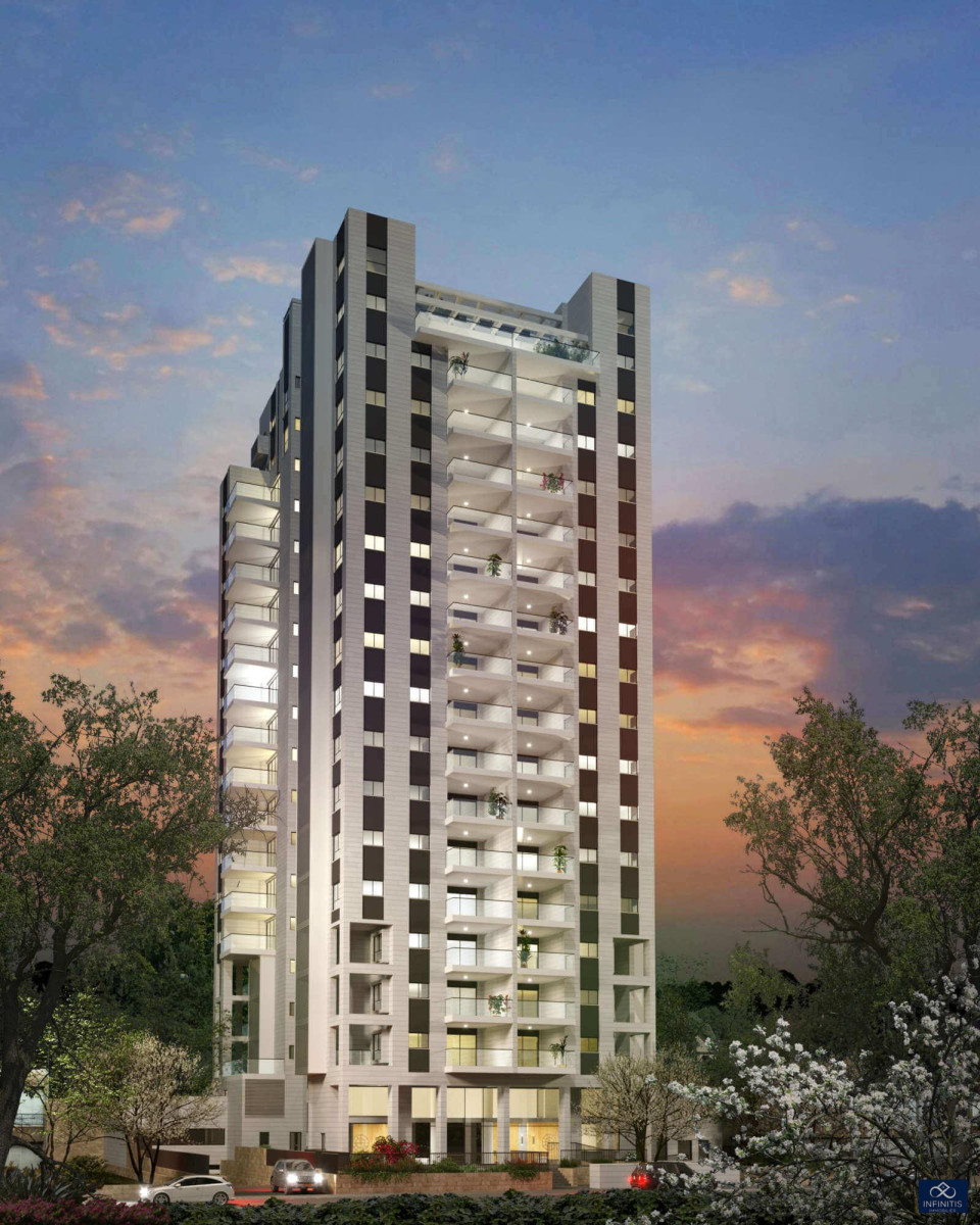 Apartamento 5 cômodos Netanya Centro da cidade 527-IBL-155