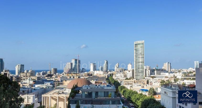 Duplex-Cobertura 4 cômodos Tel Aviv Rothshild 527-IBL-56