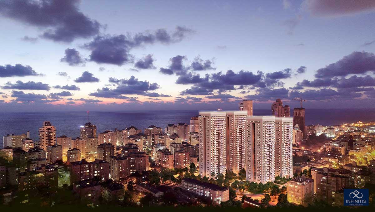 Apartamento 5 cômodos Netanya Centro da cidade 527-IBL-94