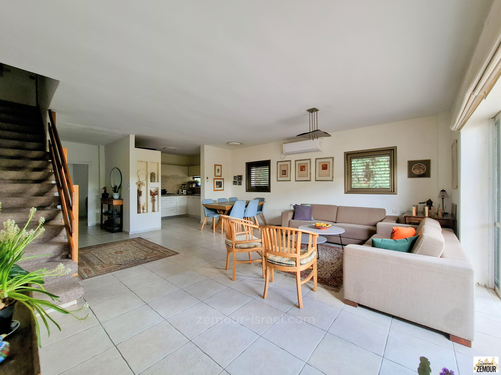 Duplex 5 cômodos Raanana Próximo de Bilu 60-IBL-1295