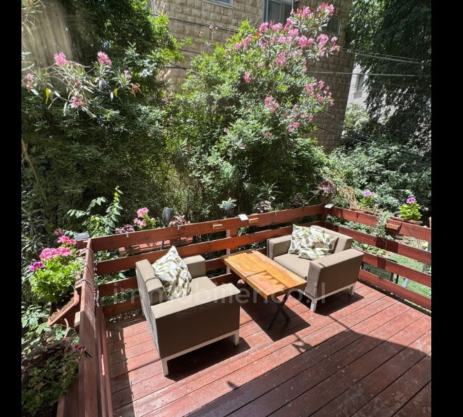 Apartamento garden 2 cômodos Jerusalém Kiryat Moshe 606-IBL-26