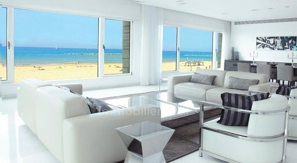 Apartamento 5 cômodos Tel Aviv Primeira linha de mar 627-IBL-10