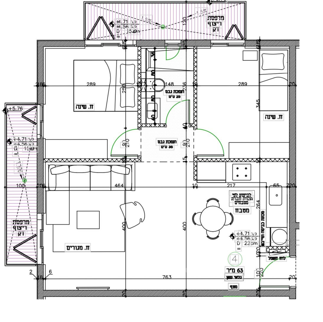 Apartamento 3 cômodos Tel Aviv Neve Tsedek 627-IBL-31