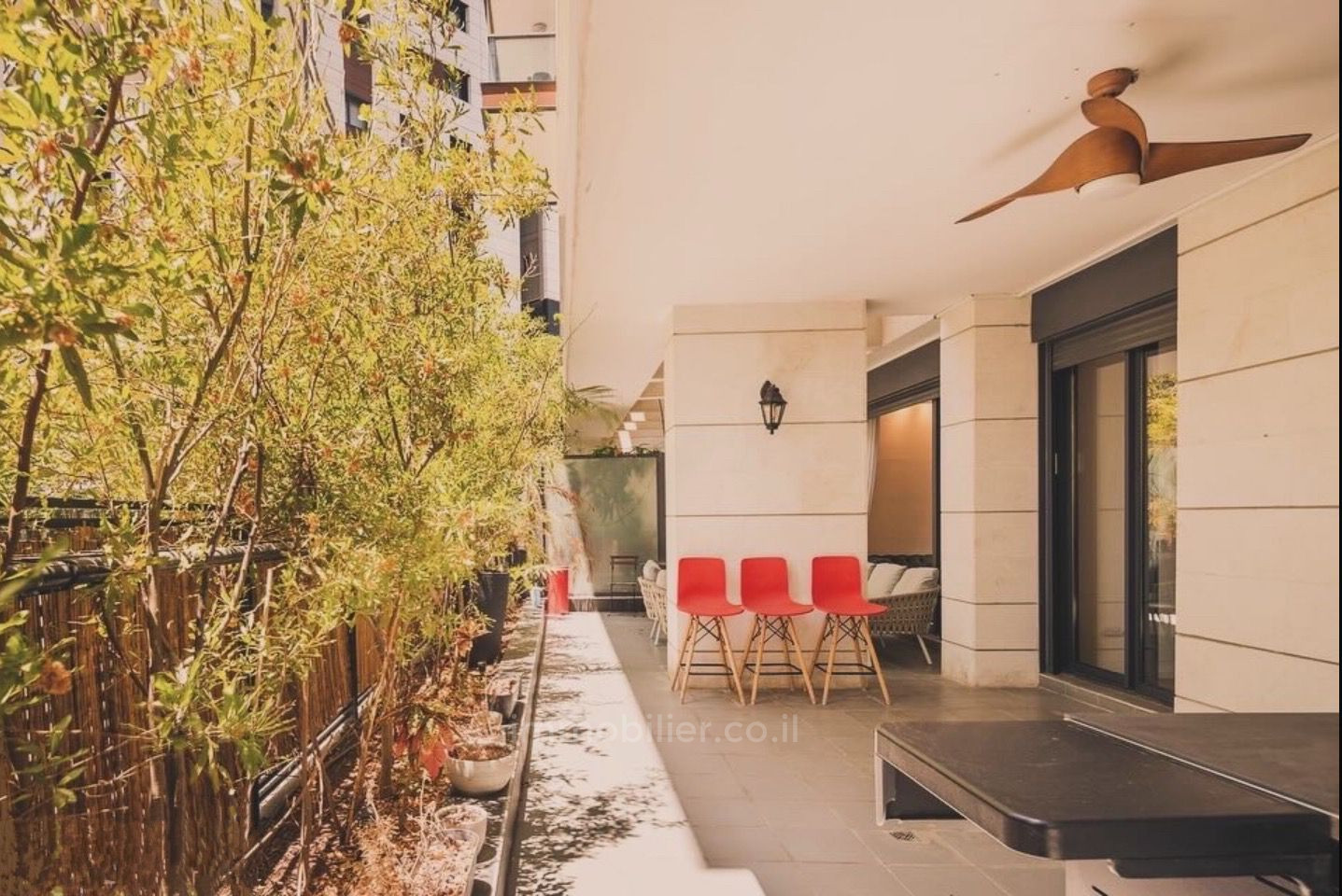 Apartamento garden 3 cômodos Tel Aviv Lev Tel-Aviv 633-IBL-19