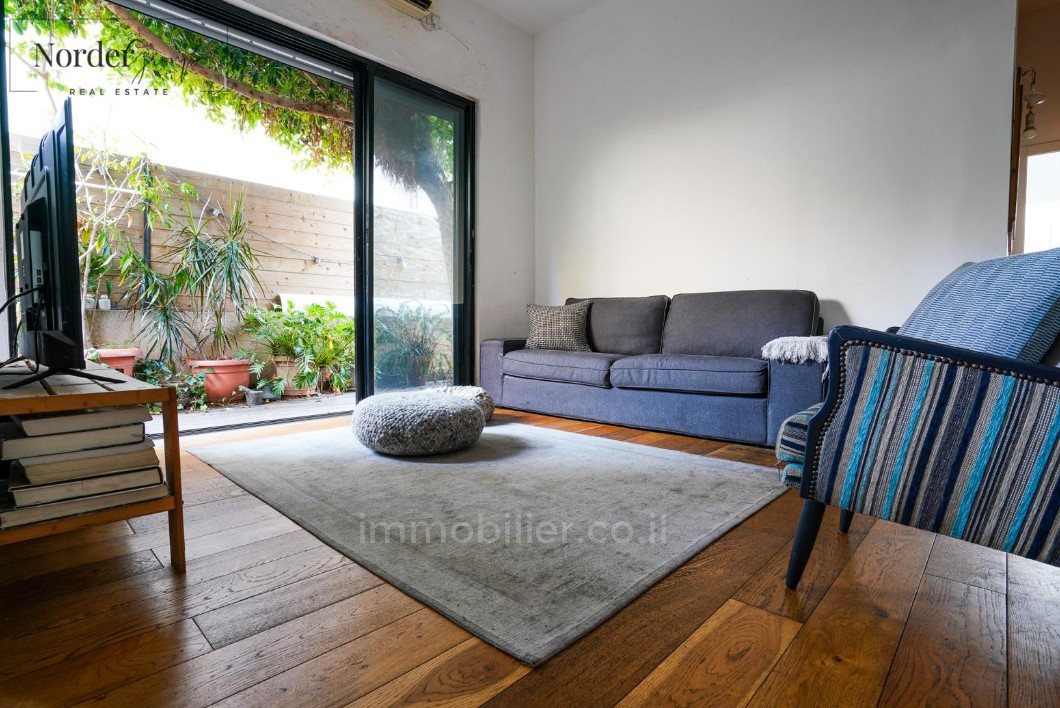 Apartamento garden 3 cômodos Tel Aviv Neve Tsedek 633-IBL-1