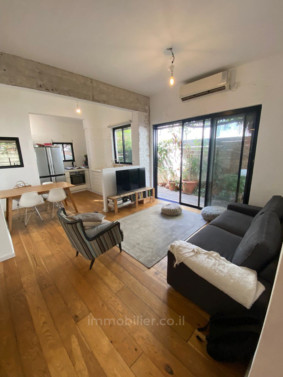 Apartamento garden 3 cômodos Tel Aviv Neve Tsedek 633-IBL-1