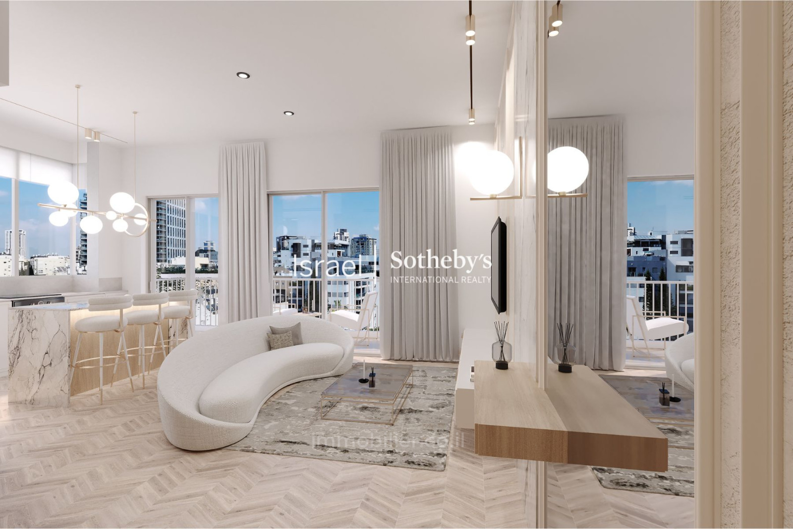 Apartamento 2 cômodos Tel Aviv Lev Tel-Aviv 651-IBL-34