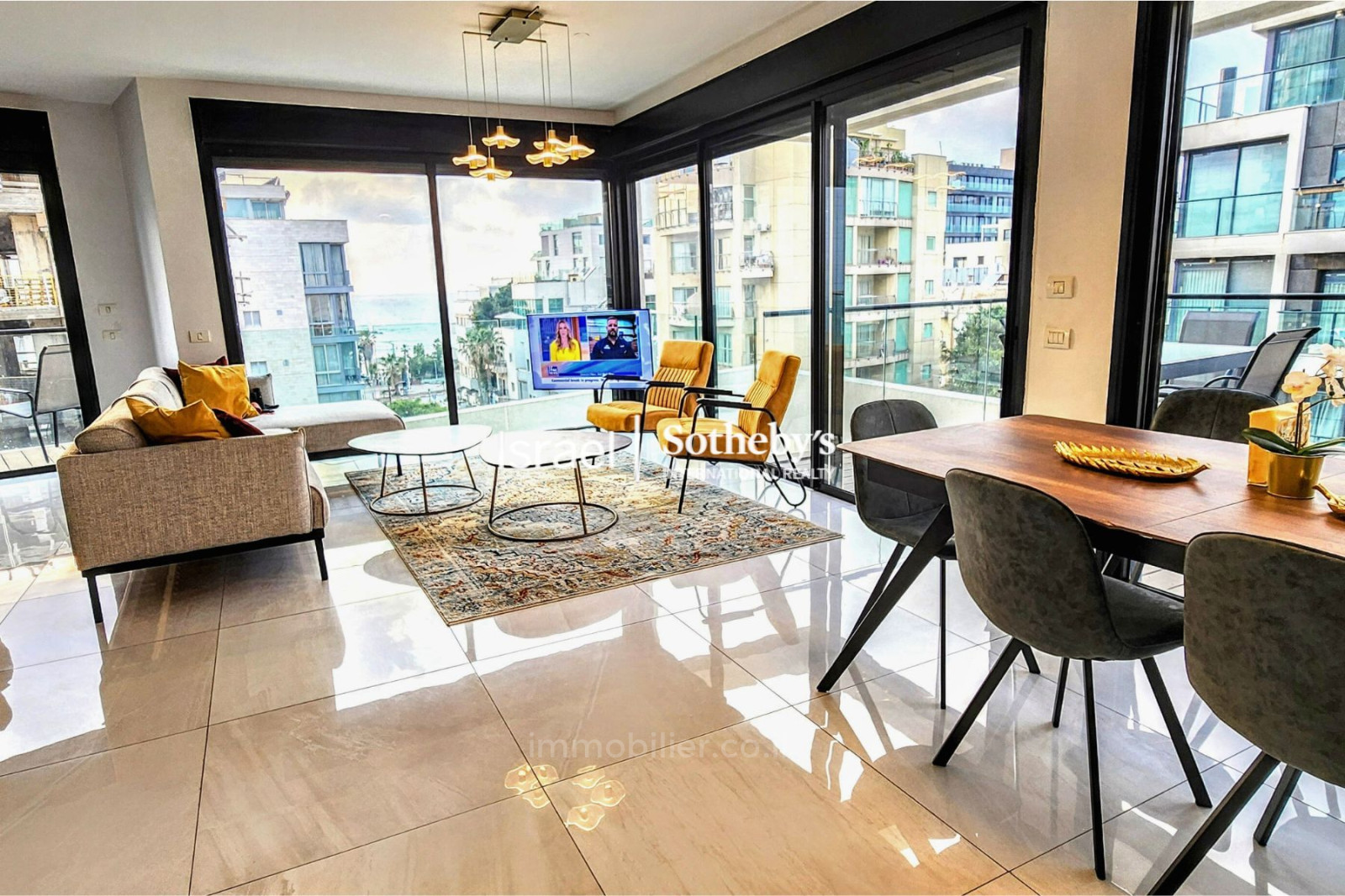 Cobertura 4 cômodos Tel Aviv Lev Tel-Aviv 651-IBL-49