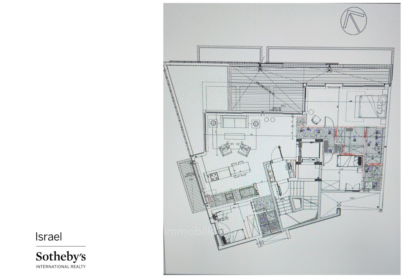 Cobertura 4 cômodos Tel Aviv Lev Tel-Aviv 651-IBL-49