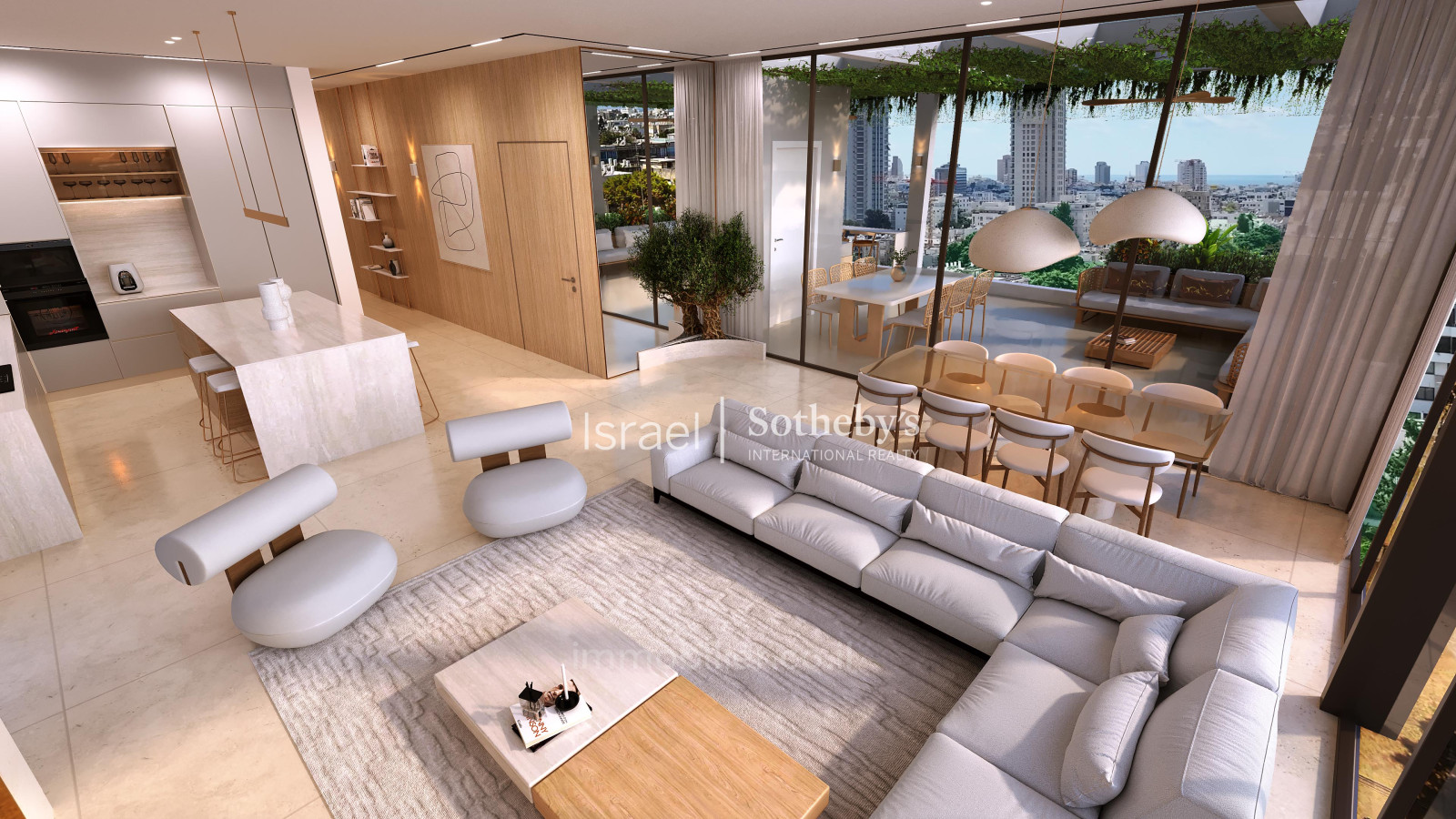 Cobertura 5 cômodos Tel Aviv Centro da cidade 651-IBL-73