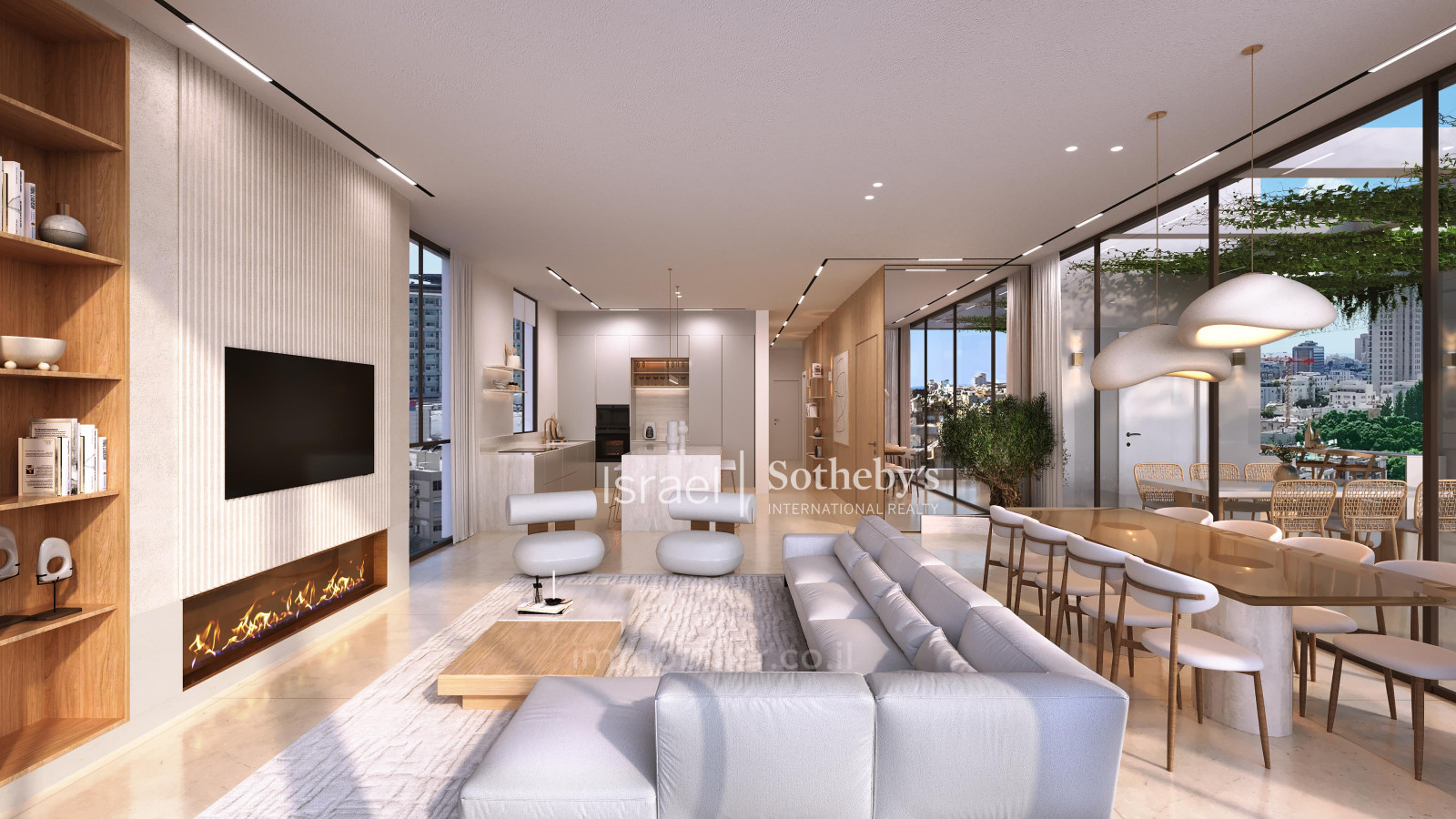 Cobertura 5 cômodos Tel Aviv Centro da cidade 651-IBL-73