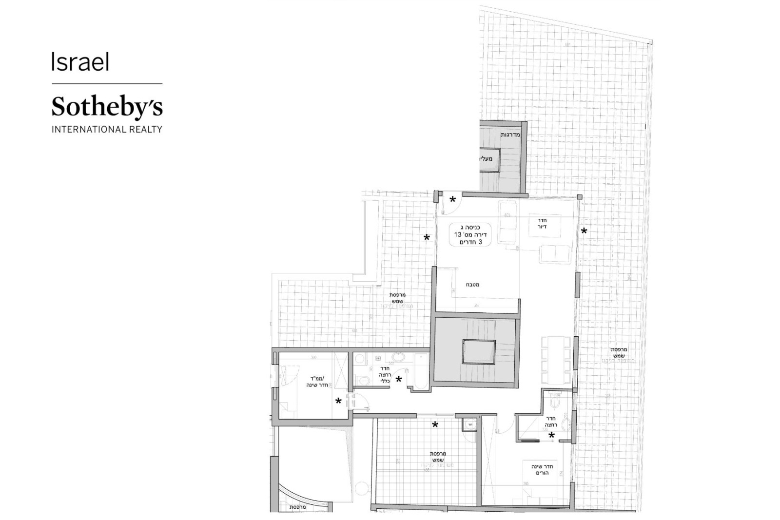 Apartamento 3 cômodos Tel Aviv Noga 651-IBL-74