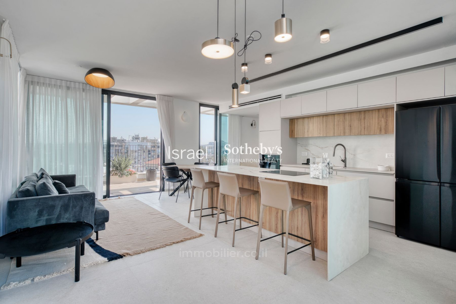 Apartamento 3 cômodos Tel Aviv Noga 651-IBL-74
