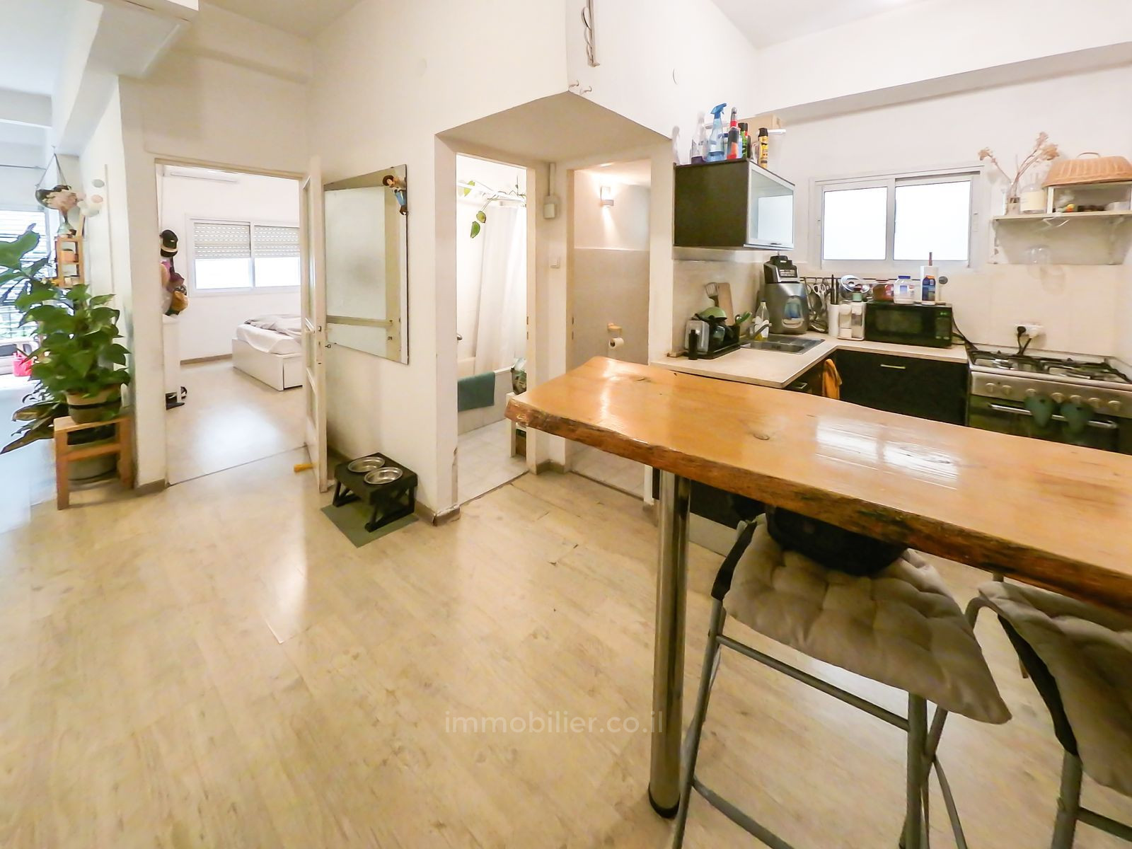 Apartamento 2 cômodos Tel Aviv Centro da cidade 804-IBL-33