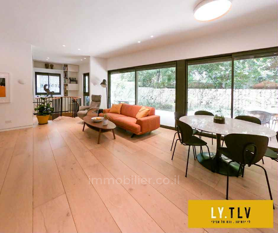 Apartamento garden 5 cômodos Tel Aviv Primeira linha de mar 804-IBL-41