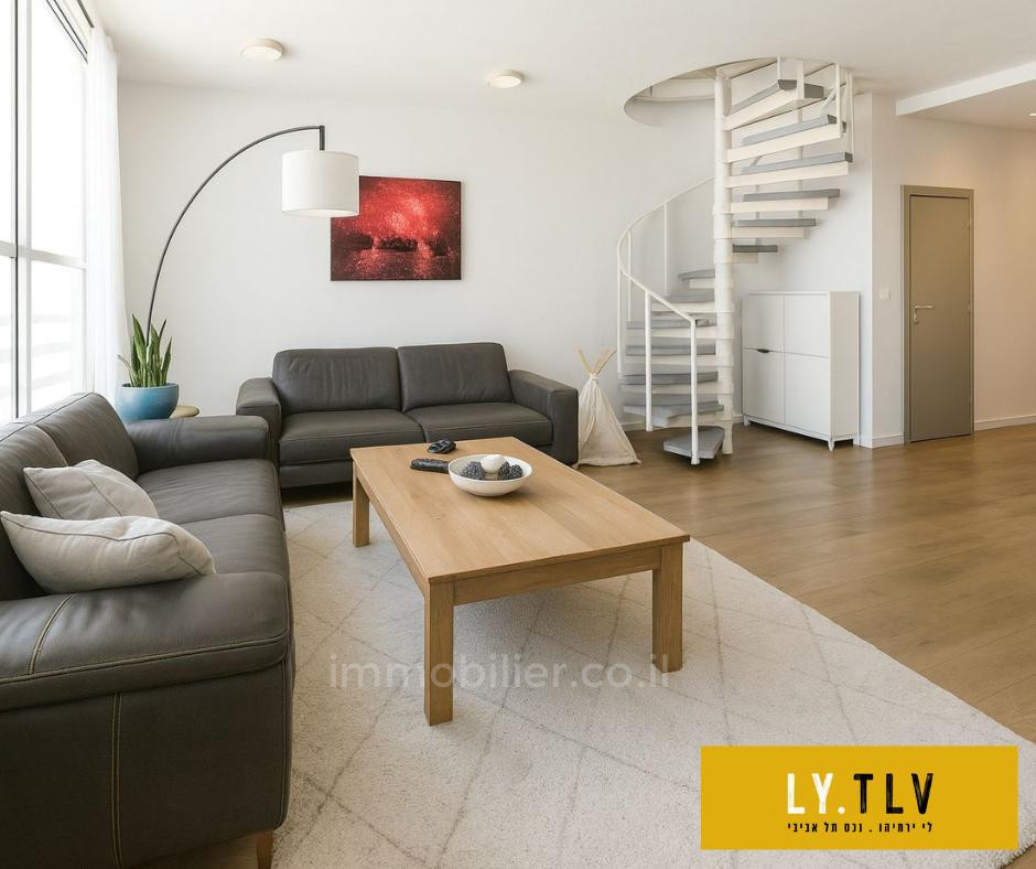 Duplex 3 cômodos Tel Aviv Centro da cidade 804-IBL-63