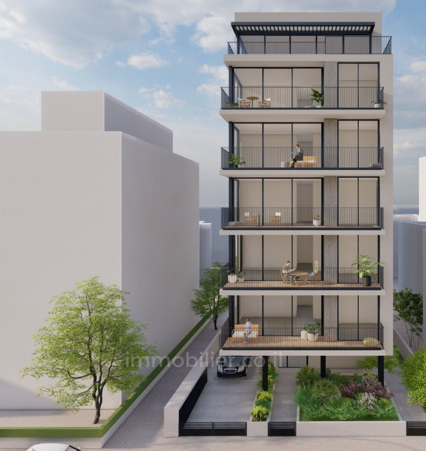 Apartamento 3 cômodos Tel Aviv Primeira linha de mar 804-IBL-7