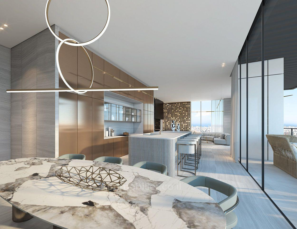 Cobertura 5 cômodos Givataim City 806-IBL-14