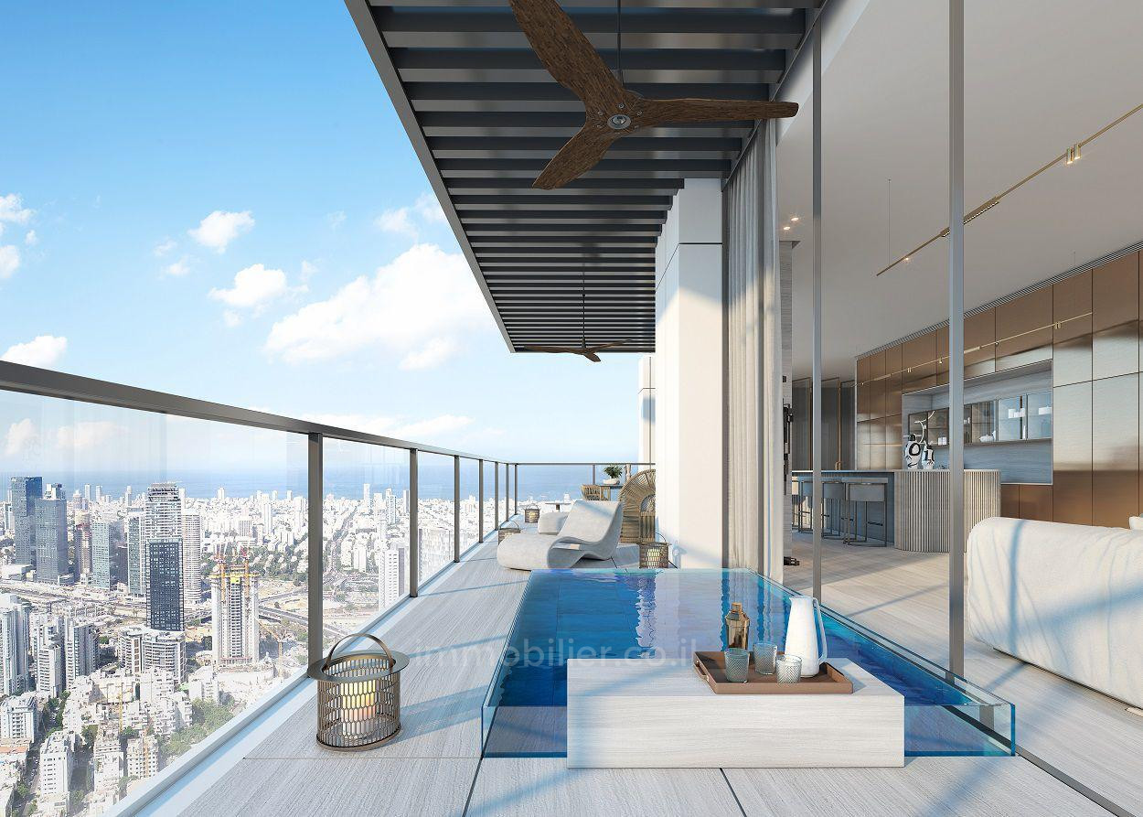 Cobertura 5 cômodos Givataim City 806-IBL-14