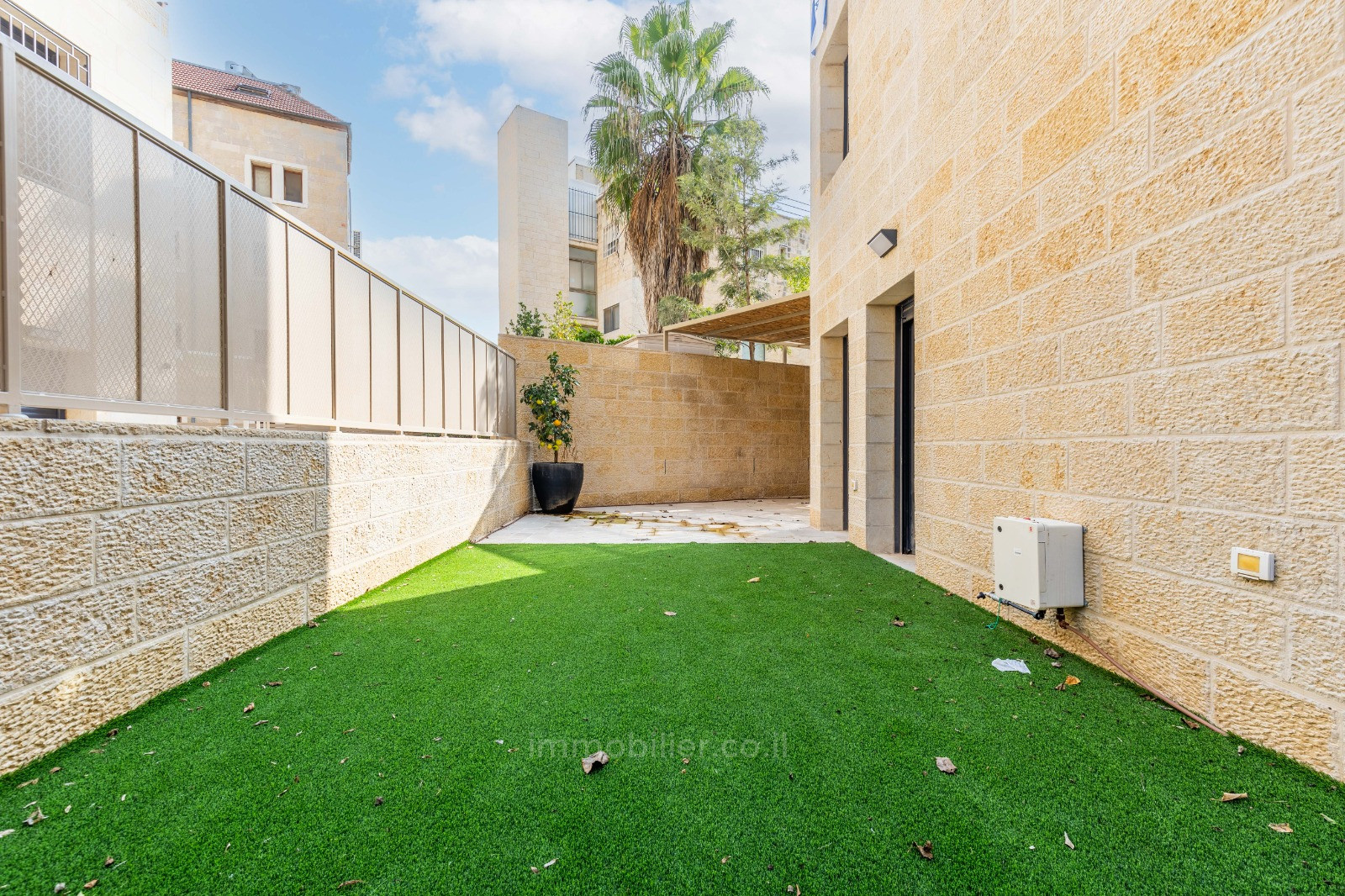 Apartamento garden 4 cômodos Jerusalém Katamon hayeshana 814-IBL-2