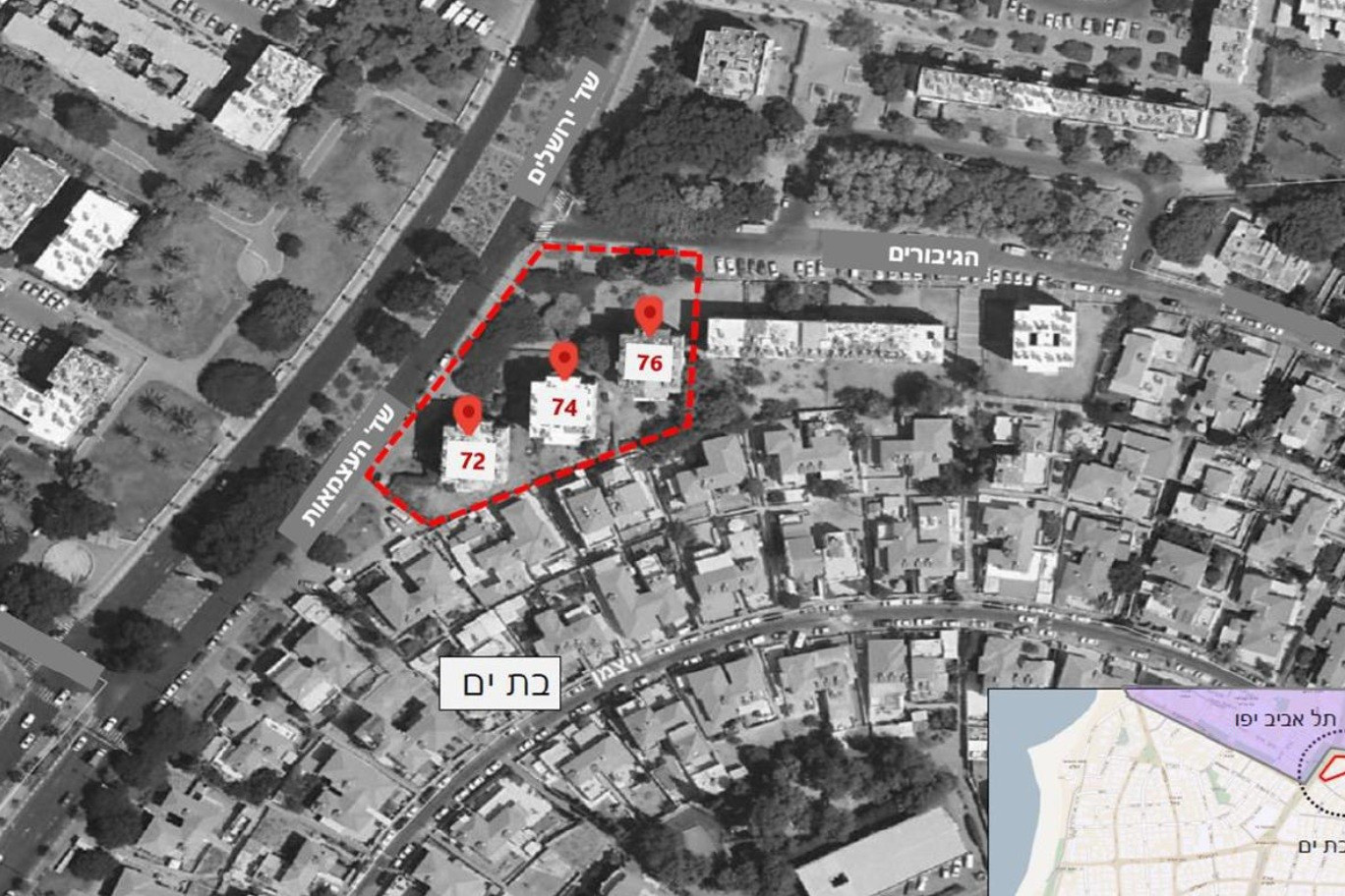 Apartamento 2 cômodos Bat yam Bat yam 828-IBL-122