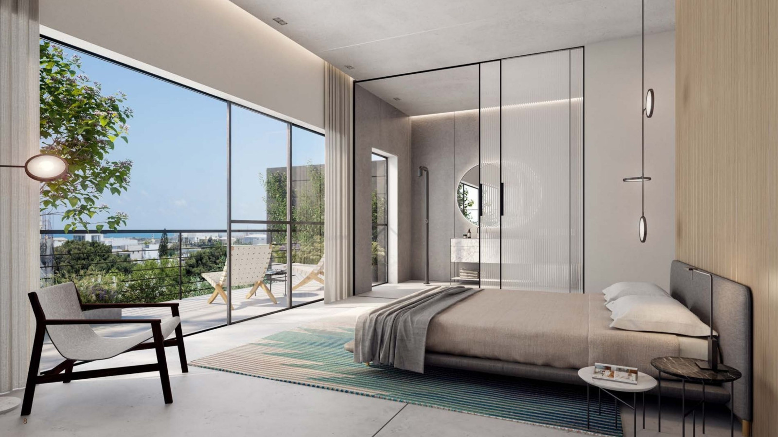 Apartamento 3 cômodos Tel Aviv tel aviv north 828-IBL-139