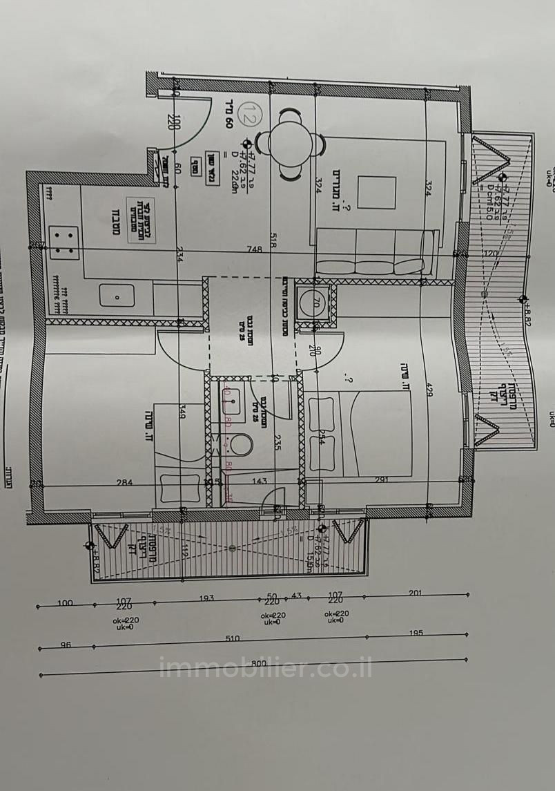 Apartamento 3 cômodos Tel Aviv Neve Tsedek 828-IBL-21