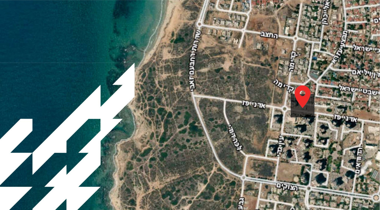 Apartamento 3 cômodos Hadera Givat olga 828-IBL-54