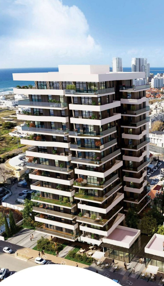 Apartamento 4 cômodos Hadera Givat olga 828-IBL-55