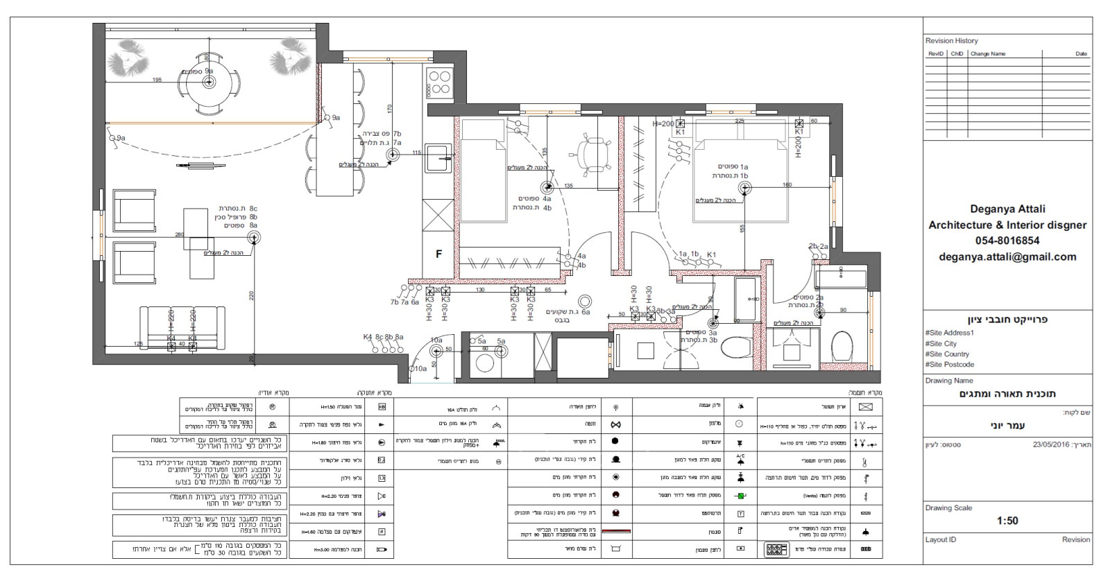 Apartamento 3 cômodos Bat yam Bat yam 828-IBL-81