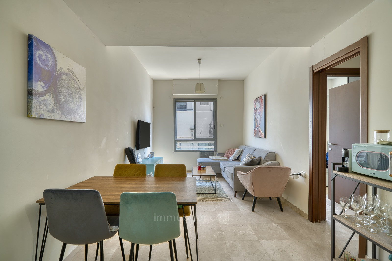 Apartamento 2 cômodos Tel Aviv Lev Tel-Aviv 828-IBL-84