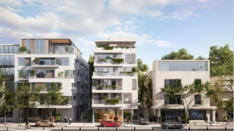 Apartamento 3 cômodos Tel Aviv Lev Tel-Aviv 828-IBL-87