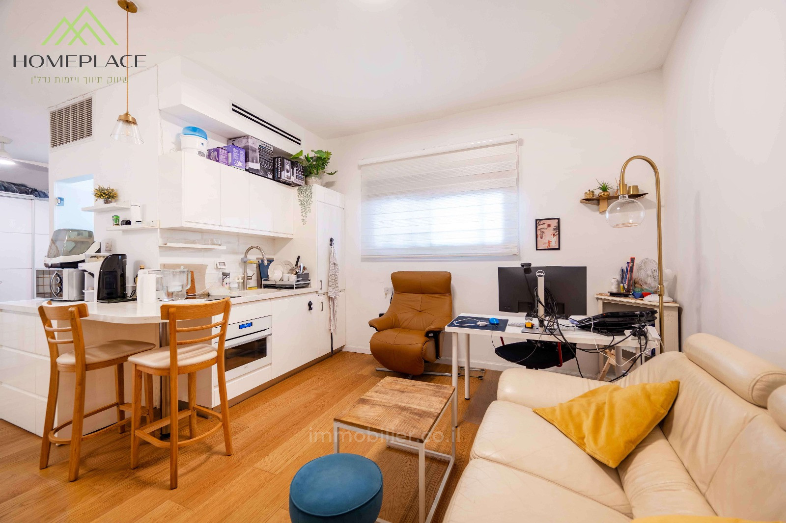 Apartamento 2 cômodos Tel Aviv Região marítima ao Norte 850-IBL-4