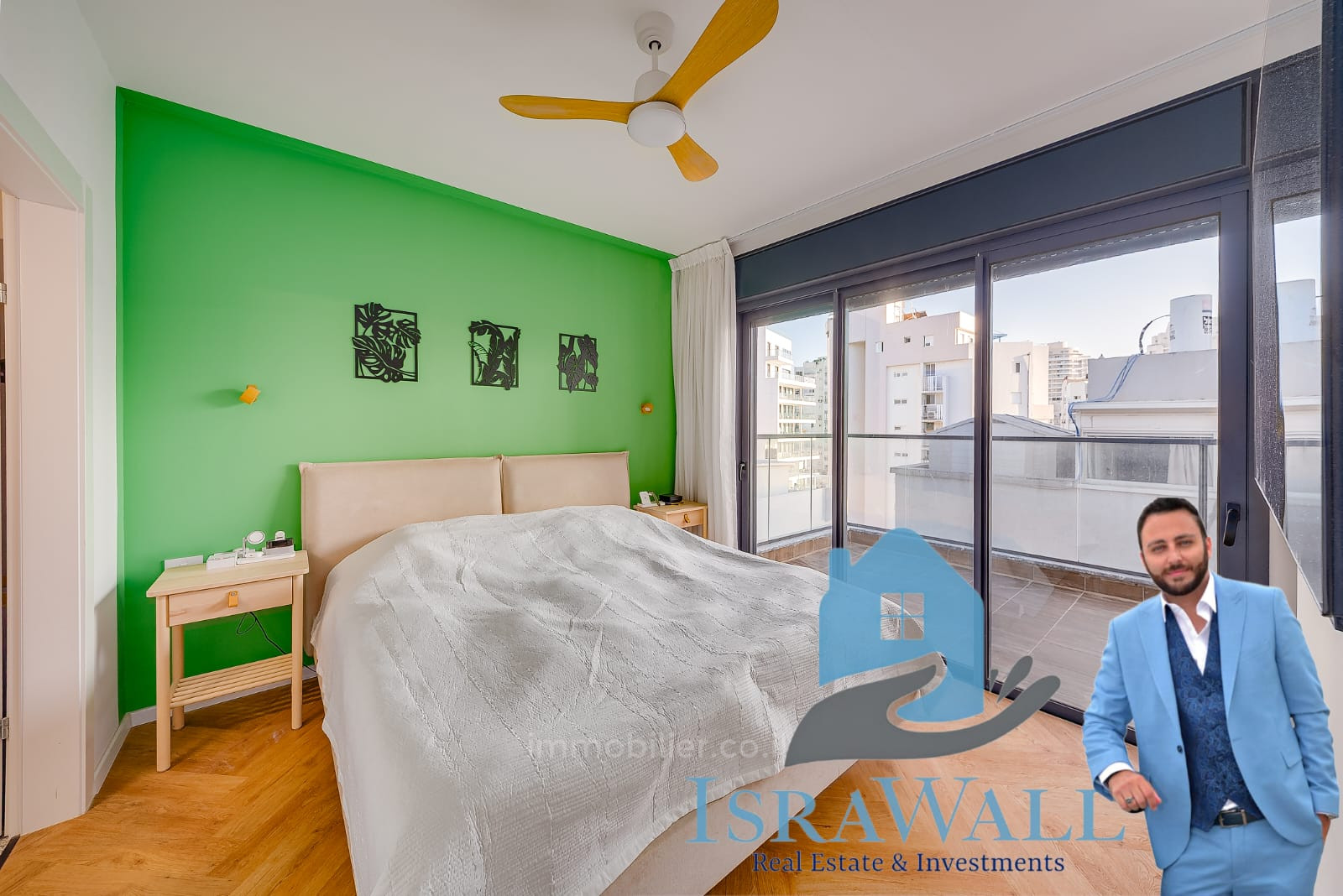 Cobertura 5 cômodos Bat yam Nord-Ouest 854-IBL-1