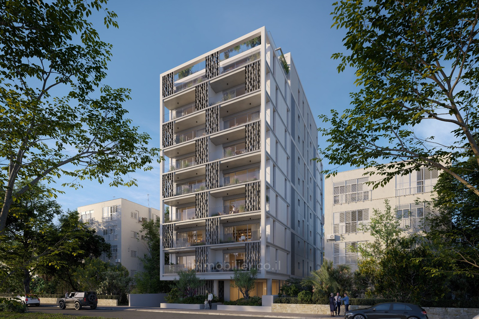 Apartamento garden 2 cômodos Bat yam Yoseftal 854-IBL-3